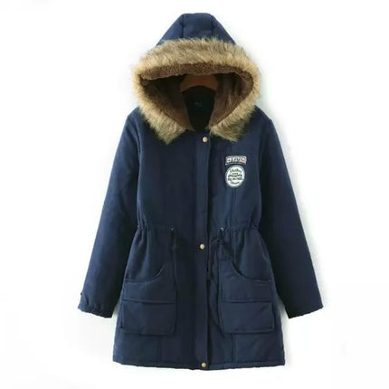 Women's Warm Fur Collar Parka - Wnkrs