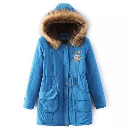 Women's Warm Fur Collar Parka - Wnkrs