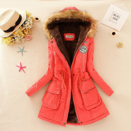 Women's Warm Fur Collar Parka - Wnkrs