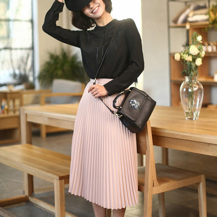 Women's High Waist Pleated Skirt - Wnkrs