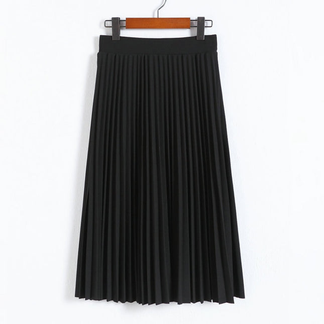 Women's High Waist Pleated Skirt - Wnkrs