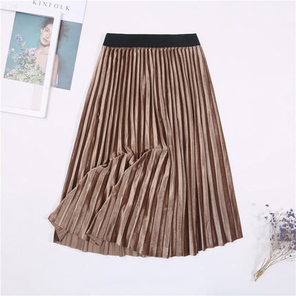 Women's Colorful Pleated Skirt - Wnkrs