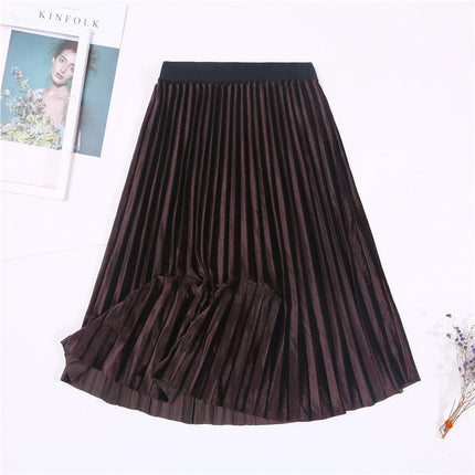 Women's Colorful Pleated Skirt - Wnkrs