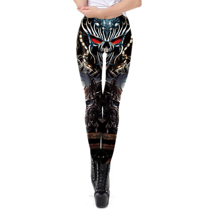 Fashion Casual Skull Printed Elastic Women’s Leggings - Wnkrs