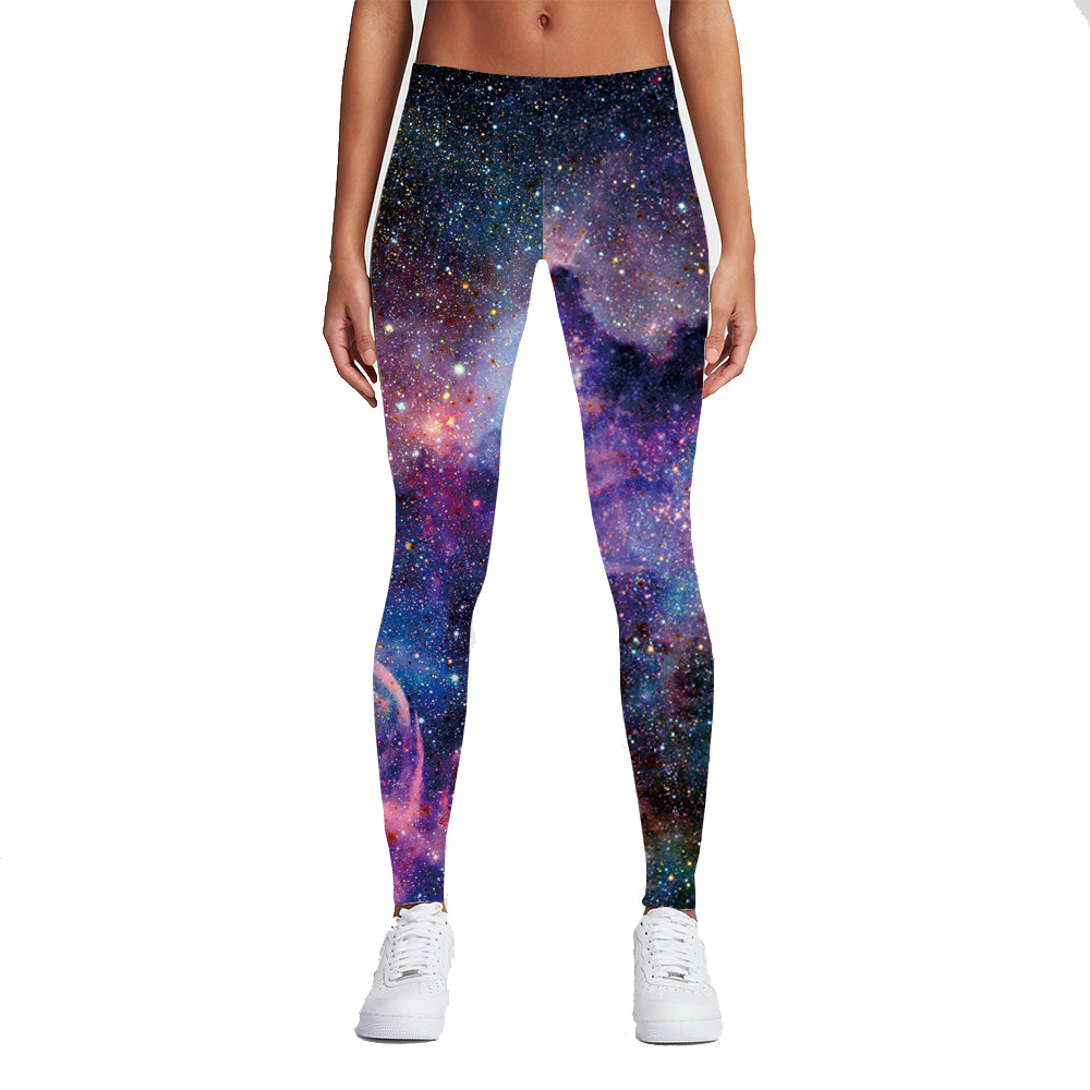 Women's Galaxy Printed Leggins