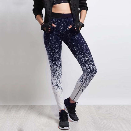 Women's Colorful Printed Sport Leggings - Wnkrs