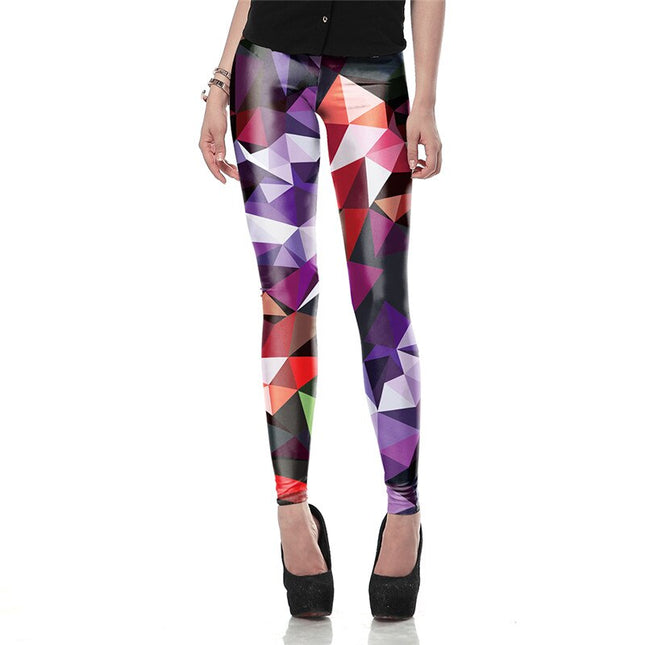 Women's Bubbles Printed Spandex Leggings - Wnkrs