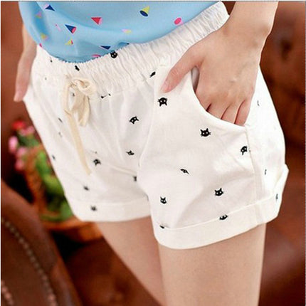 Women's Cats Patterned Women's Sports Style Shorts - Wnkrs