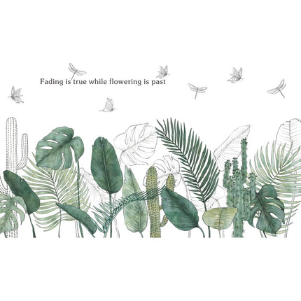 Green Leaves Wall Stickers - Wnkrs