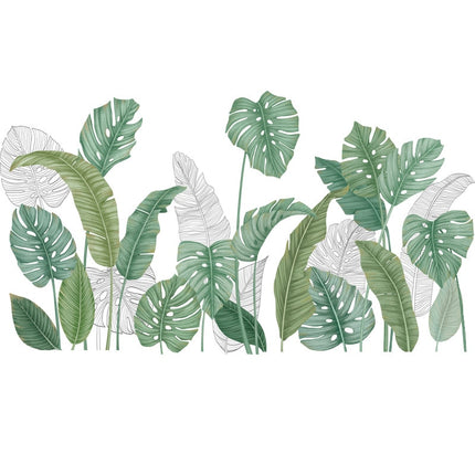 Green Leaves Wall Stickers - Wnkrs