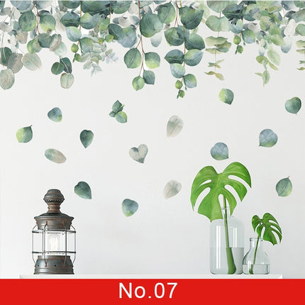 Green Leaves Wall Stickers - Wnkrs