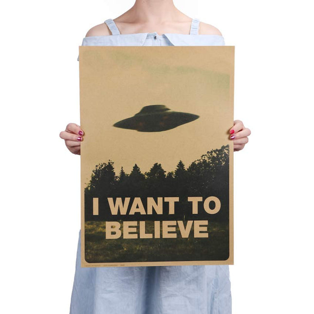 I Want To Believe Poster - wnkrs