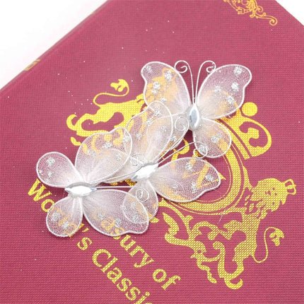 Multicolor Mesh PVC Butterfly Wall Stickers 20 pcs Set - Wnkrs