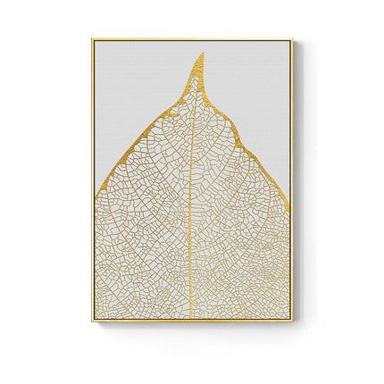 Golden Leaf Canvas Poster - Wnkrs