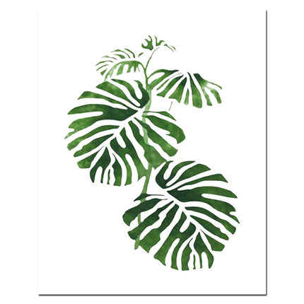 Watercolor Leaves Printed Poster - Wnkrs