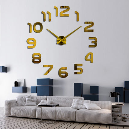 DIY Minimalistic Design Self-Adhesive Wall Clock - wnkrs