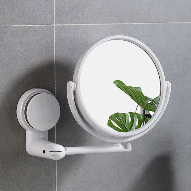 Wall-Mounted Foldable Round Mirror - wnkrs