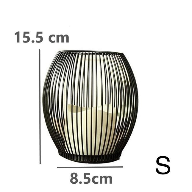Metal Cage Style Candle Holder - wnkrs