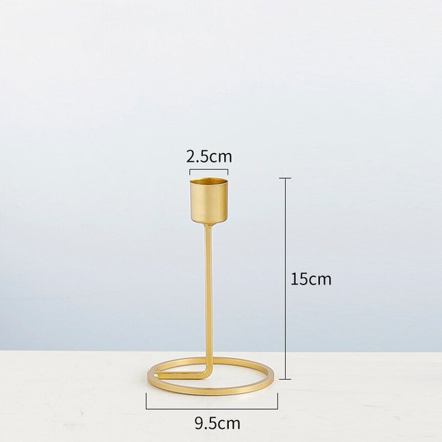 Metal Candle Holders Set 2 pcs - wnkrs