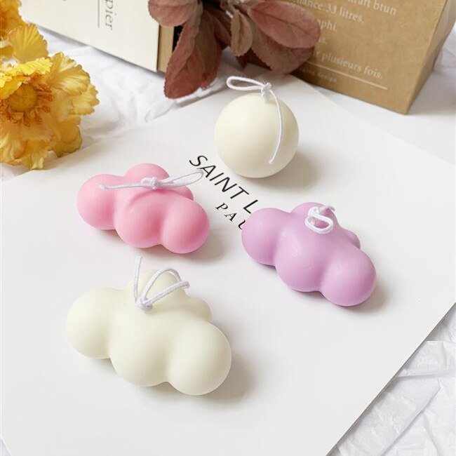 Small Cloud Shape Candle