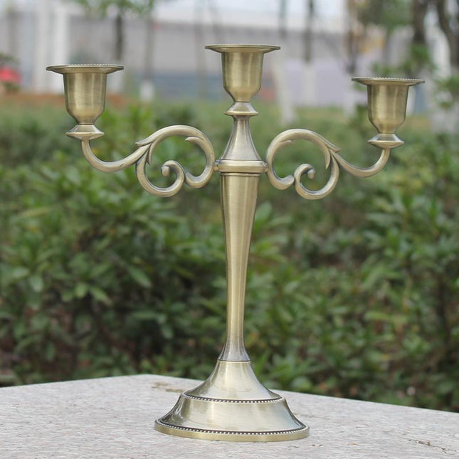 Classic Metal Candelabra Candle Holder - wnkrs