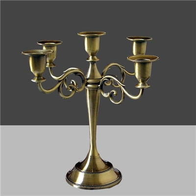 Classic Metal Candelabra Candle Holder - wnkrs