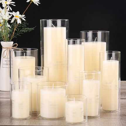 Transparent Glass Candle Holder - wnkrs