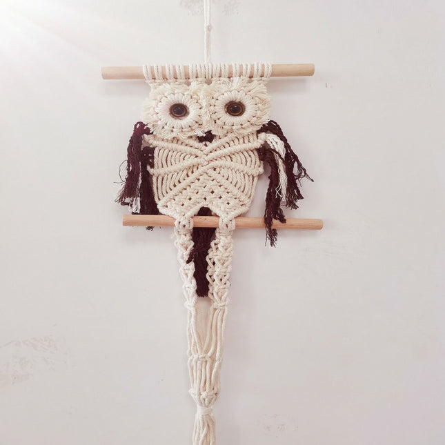 Nordic Style Owl Cotton Macrame - wnkrs