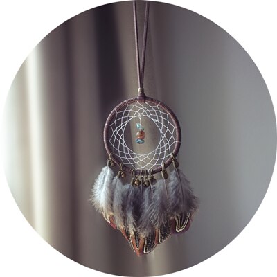 Handmade Dream Catcher with Feathers and Jingle Bells - wnkrs