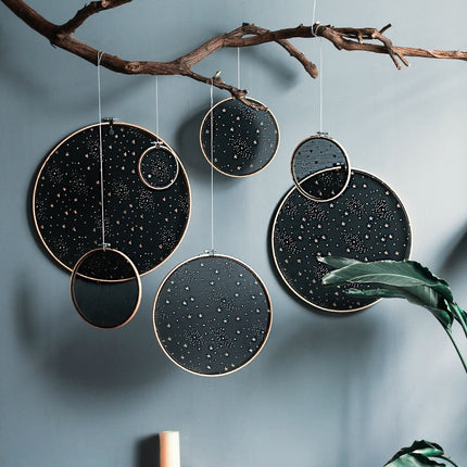 Bamboo / Mesh Decoration with Stars Pattern - wnkrs