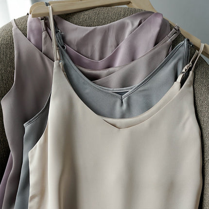 Women's Basic Satin Dress - wnkrs