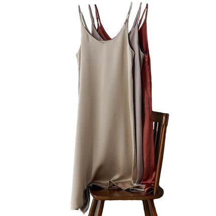 Women's Basic Satin Dress - wnkrs