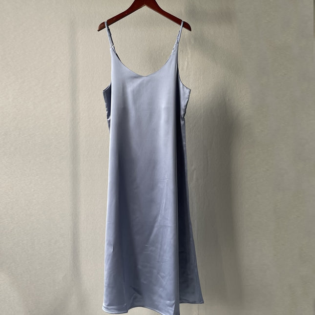 Women's Basic Satin Dress - wnkrs