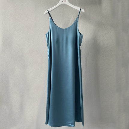 Women's Basic Satin Dress - wnkrs