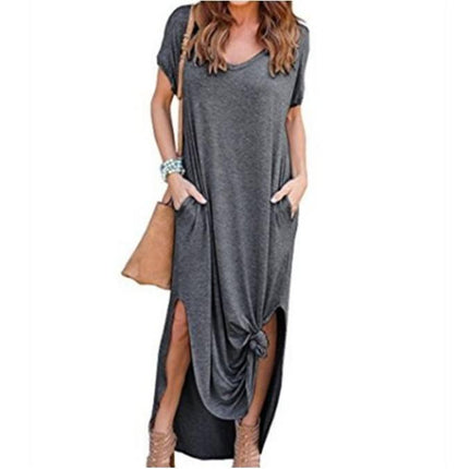Women's Short Sleeved Maxi Dress - wnkrs