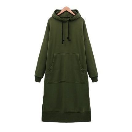 Women's Loose Long Hoodie - wnkrs