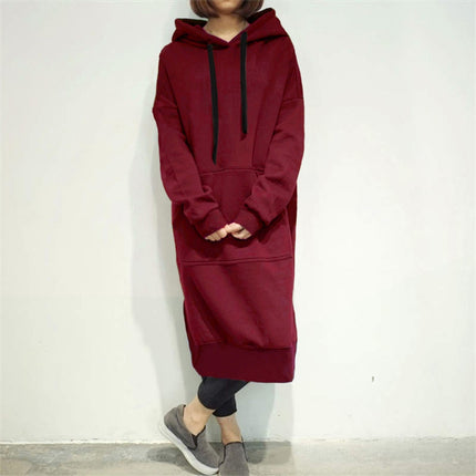 Women's Loose Long Hoodie - wnkrs