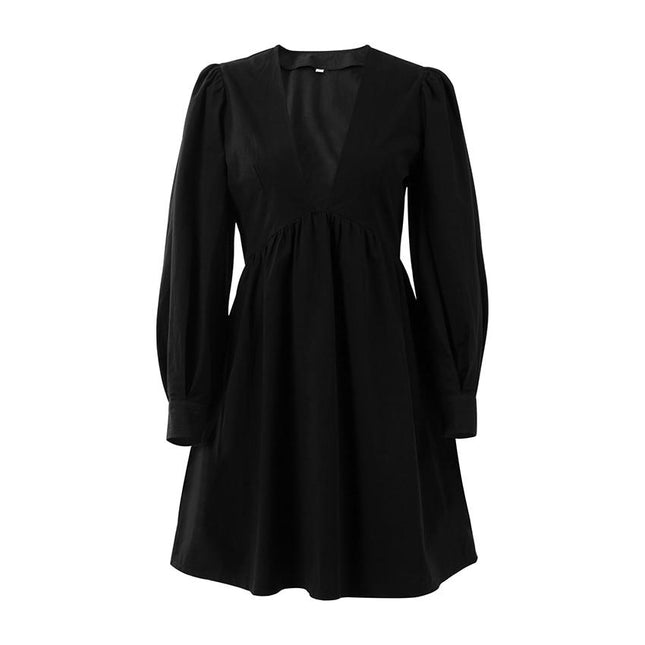 Women's Puff Sleeve Mini Dress - wnkrs