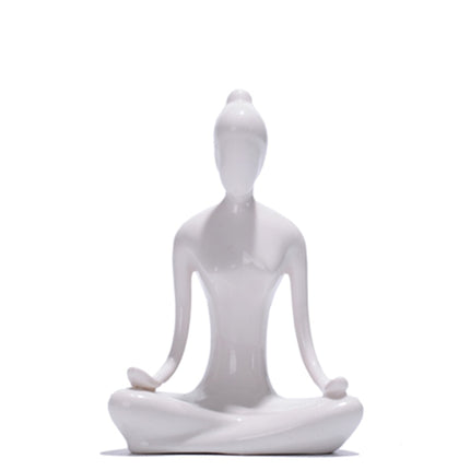 Abstract Ceramic Yoga Poses Figurine - wnkrs