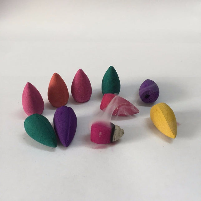 Set of 70 Various Backflow Incense Cones - Wnkrs