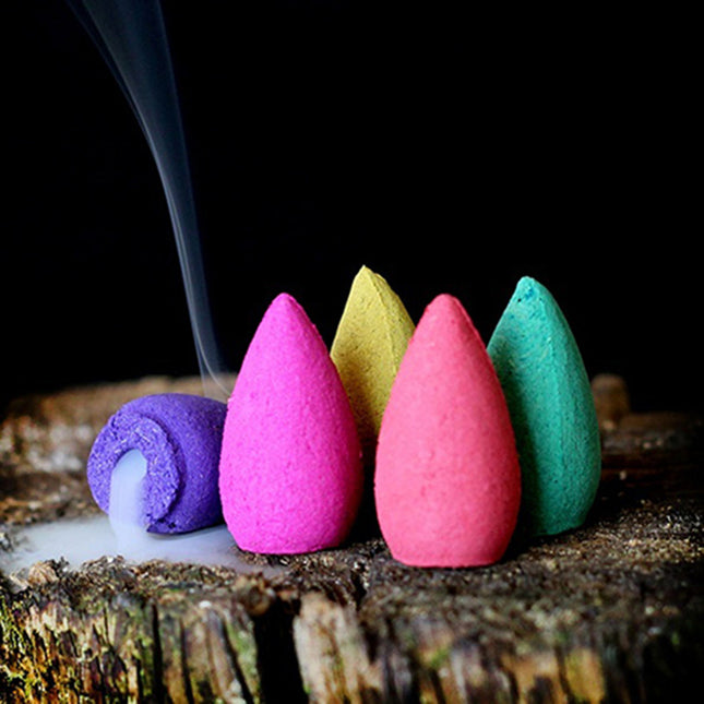 10 Pcs Mixed Natural Incense Cones Set - wnkrs