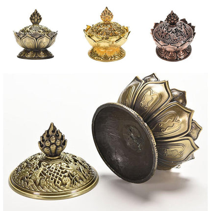 Mini Tibetan Lotus Incense Burner - Wnkrs