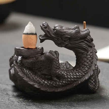 Ceramic Dragon Incense Burner & Stick Holder - Wnkrs