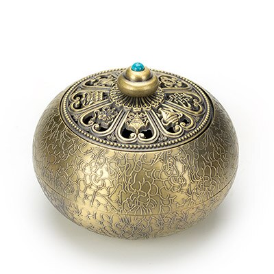 Carved Metal Incense Burner - Wnkrs