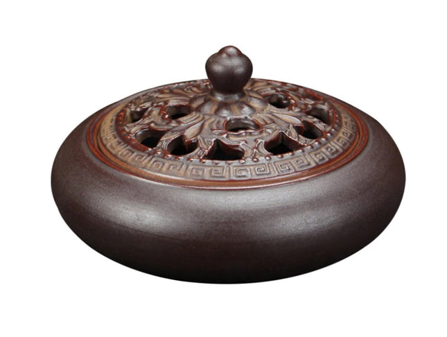 Carved Ceramic Incense Burner - Wnkrs