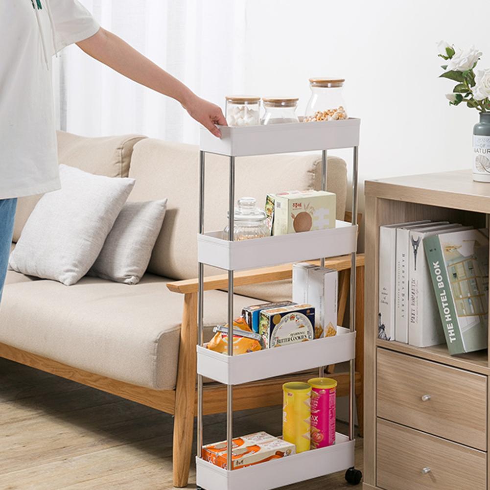 3/4 Layer Wheeled Shelf