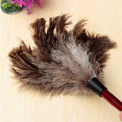 Anti-Static Natural Ostrich Feather Duster for Cleaning - wnkrs