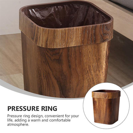 Wooden Grain Trash Can - wnkrs