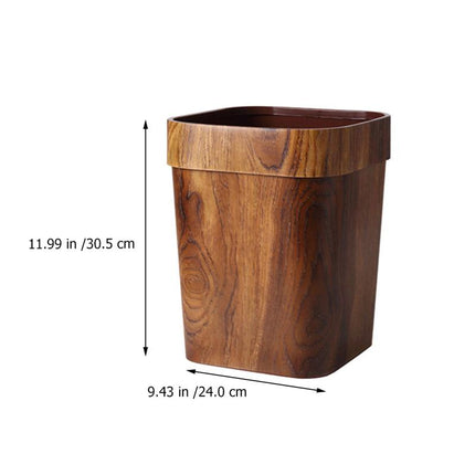 Wooden Grain Trash Can - wnkrs