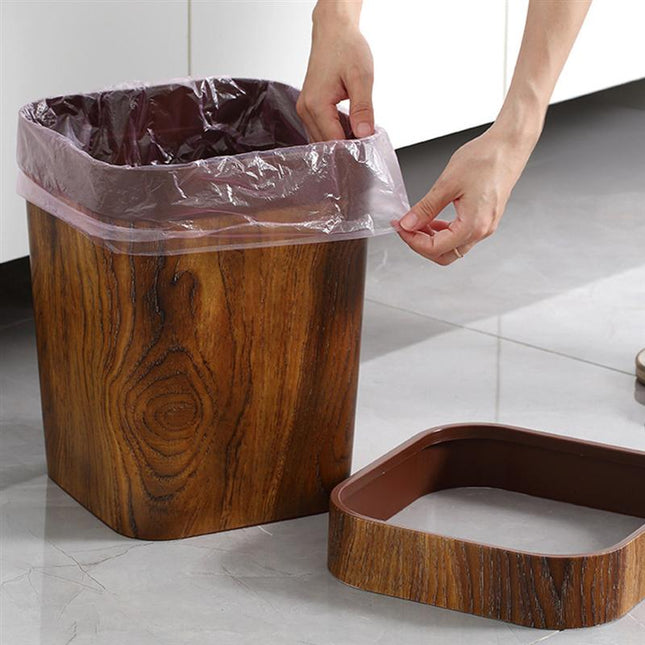 Wooden Grain Trash Can - wnkrs